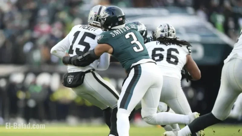 Eagles’ Defense Limits Raiders to 75 Yards