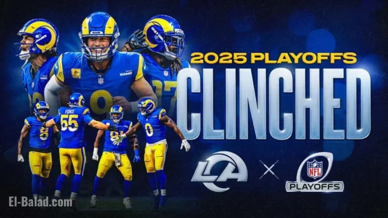 Rams Secure Playoff Spot with Victory Over Lions in Week 15