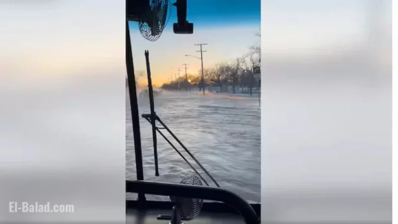 Winnipeg Woman Shaken by North Main Street Water Main Break