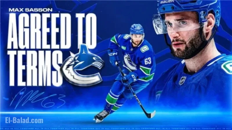 Canucks Sign Max Sasson to Two-Year Contract Extension