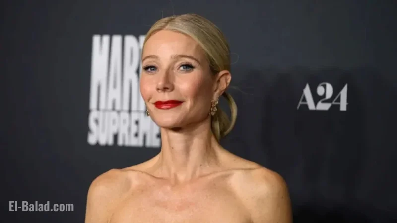 Gwyneth Paltrow Stuns in a Boldly Plunging Blazer and Trousers Set