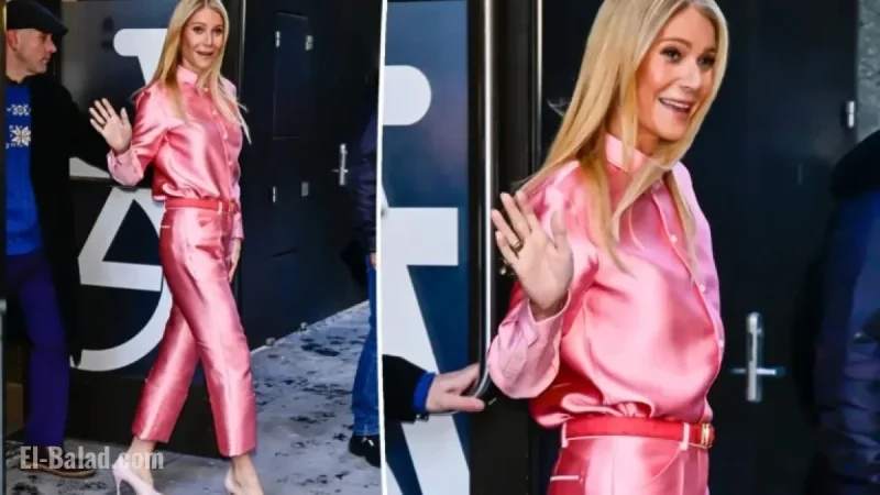 Gwyneth Paltrow Stuns in Bold All-Pink Outfit, Revisits Iconic Look