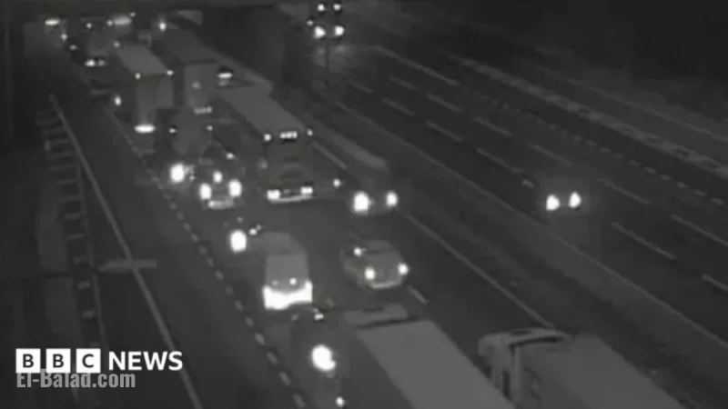 M25 Multi-Vehicle Crash Near Brentwood, Essex Closes Lanes