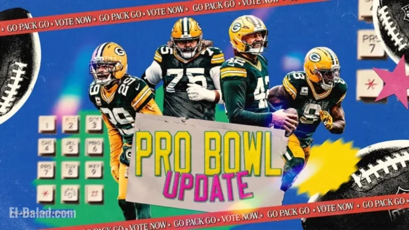 Packers Lead Final Charge in Pro Bowl Fan Voting
