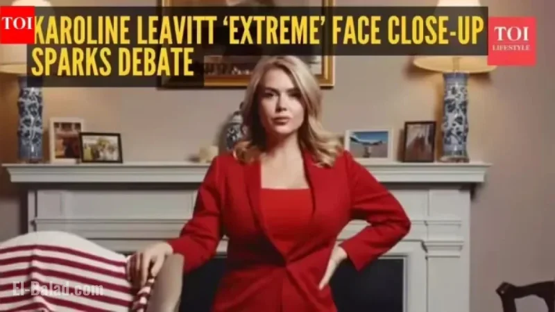 Vanity Fair Close-Up of Karoline Leavitt Ignites Lip Filler Speculation