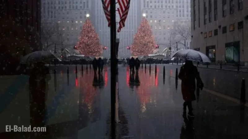 Weather Pattern Shift in Late December May Diminish White Christmas Hopes