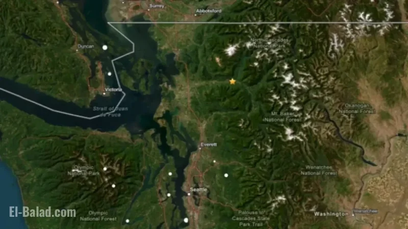 2.9-Magnitude Earthquake Strikes Near Concrete, Washington