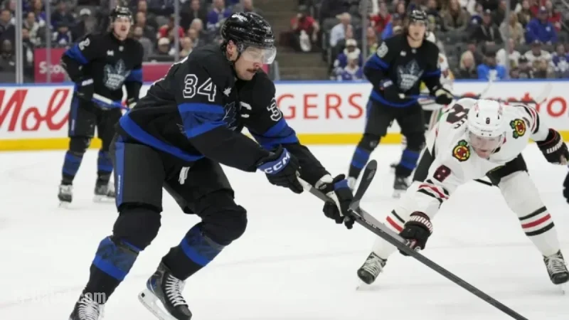 Blackhawks Face Tough Challenge Against Maple Leafs Without Bedard