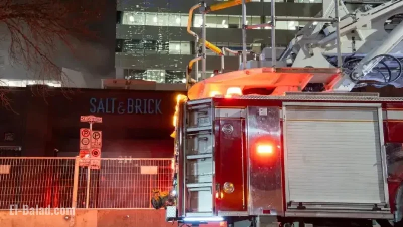 Firefighters Battle Persistent Blaze at Calgary Restaurant