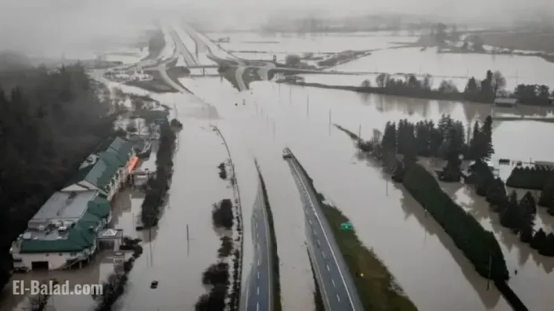 Highway 1 in Abbotsford Closed by Flooding, Lacking Federal Support