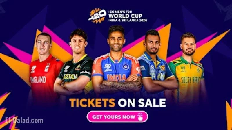 ICC Men’s T20 World Cup 2026 Tickets Now Available