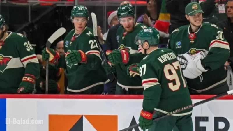 Kirill Kaprizov: Second-Highest Goal Scorer Among Wild Players