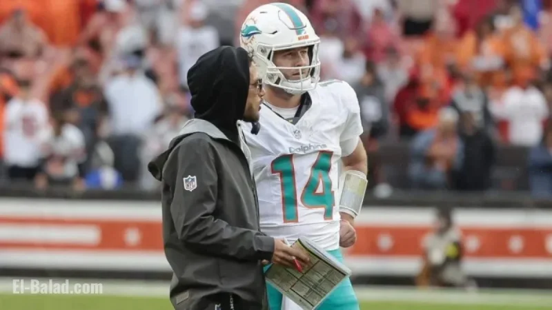 Miami Dolphins Bench QB Tua Tagovailoa; Ewers Set to Start