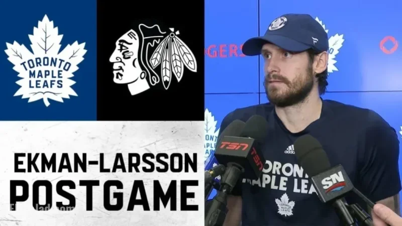 Oliver Ekman-Larsson Shines in Game Against Chicago Blackhawks, December 16, 2025