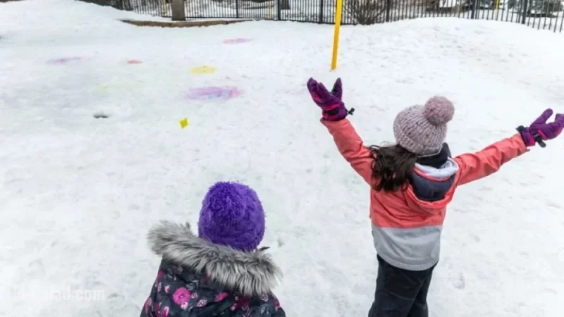 Schoolyard Games Stir Controversy Over Snow Hills