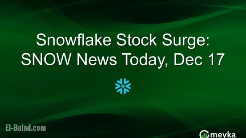 Snowflake Shares Soar: Latest SNOW News, Dec 17