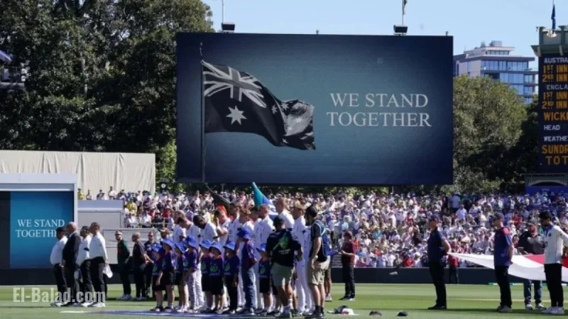 Australia Honors Bondi Shooting Victims During Adelaide Ashes Test