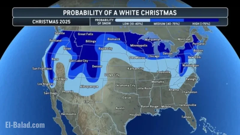 Early Forecast Reveals Potential for White Christmas