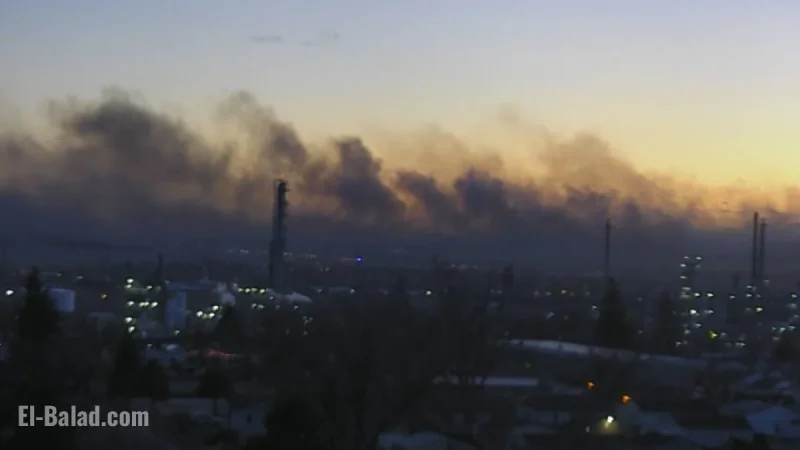 Massive Fire Erupts South of Cheyenne