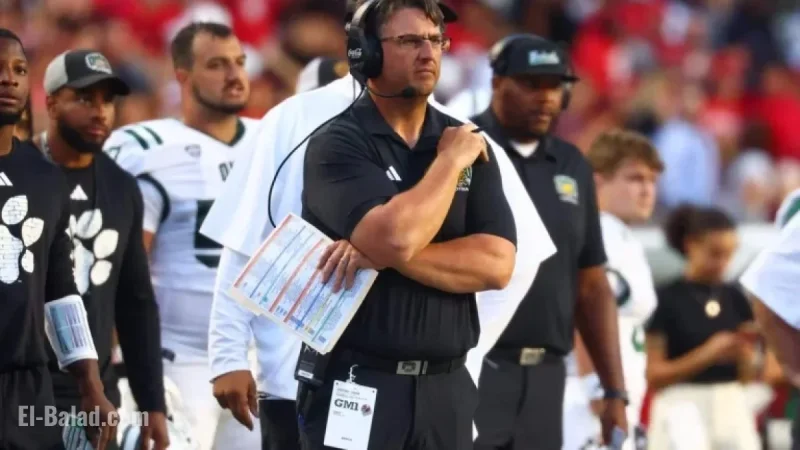 Ohio University Dismisses Football Coach for Cause; Cites Prior Policy Violation