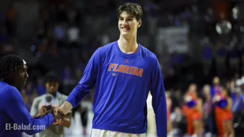 Olivier Rioux, 7’9″, Makes History with First Dunk as Florida Freshman