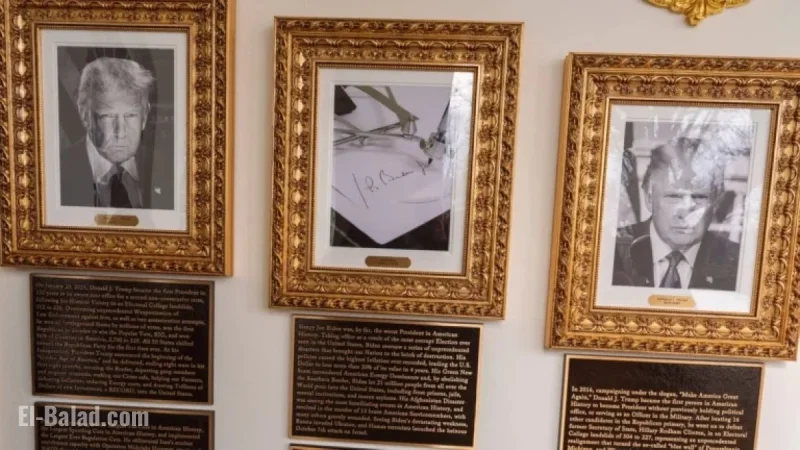 Trump’s New Plaques Criticize Biden, Obama, and George W. Bush
