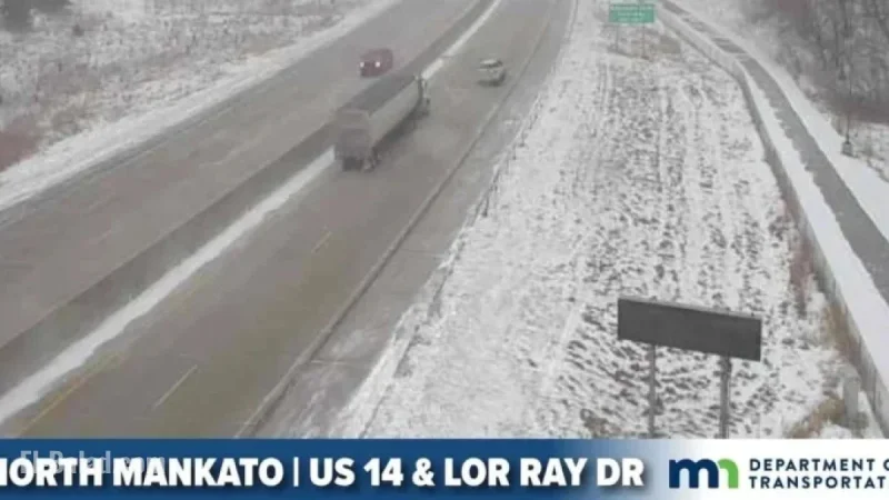 Blowing Snow Creates Hazardous Travel Conditions This Afternoon