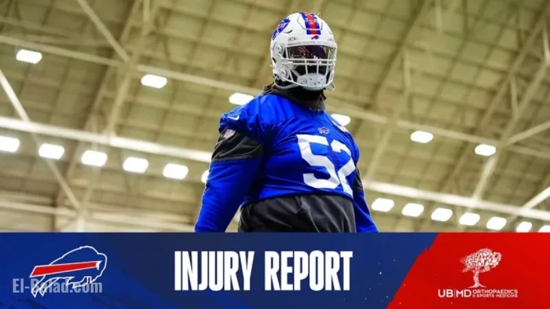 Buffalo Bills Release Injury Report Against Browns