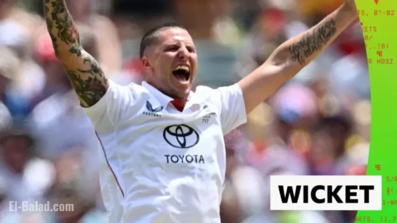 England Strikes as Australia Errs in Review