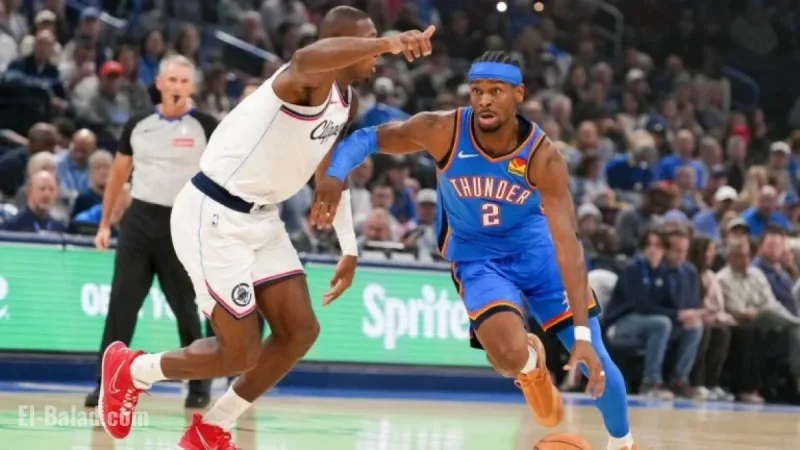 Gilgeous-Alexander’s 32 Points Propel Thunder to Victory Over Clippers