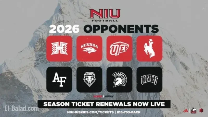NIU Football’s 2026 Mountain West Opponents Revealed