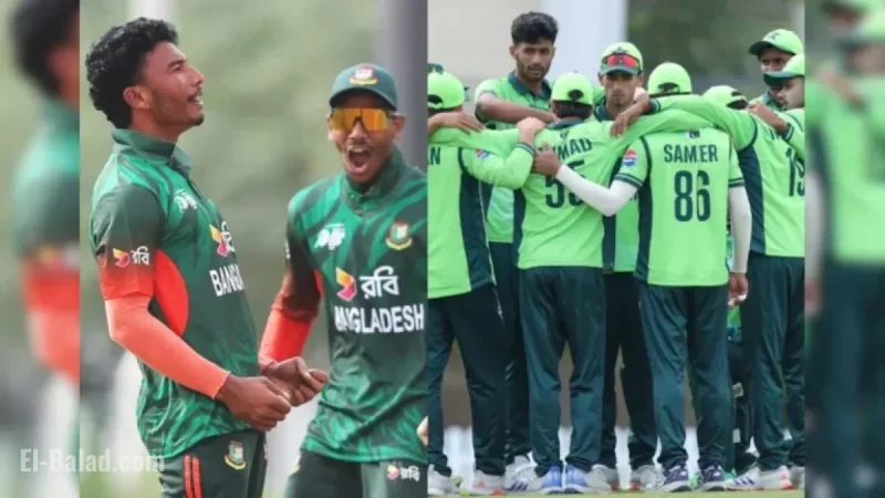 Pakistan Triumphs Over Bangladesh, Advances to U-19 Asia Cup Final vs India