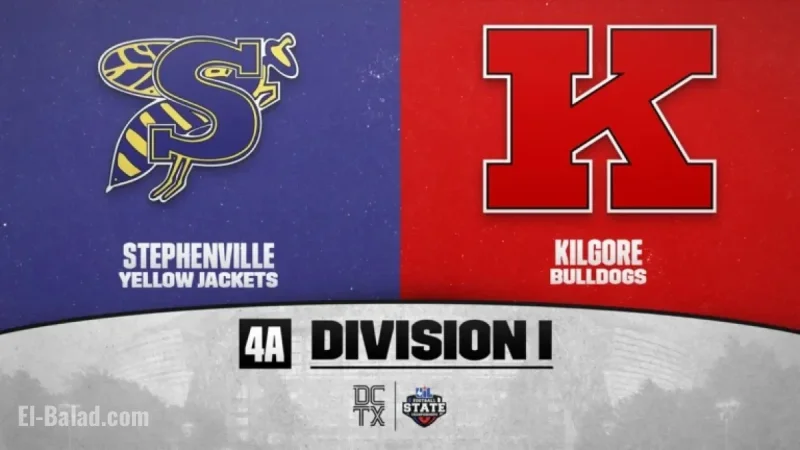 Stephenville and Kilgore Face Off in 4A DI State Championship Showdown