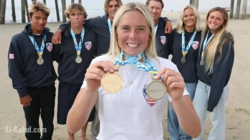 Bailey Turner Wins Gold at ISA World Junior Surfing Championships