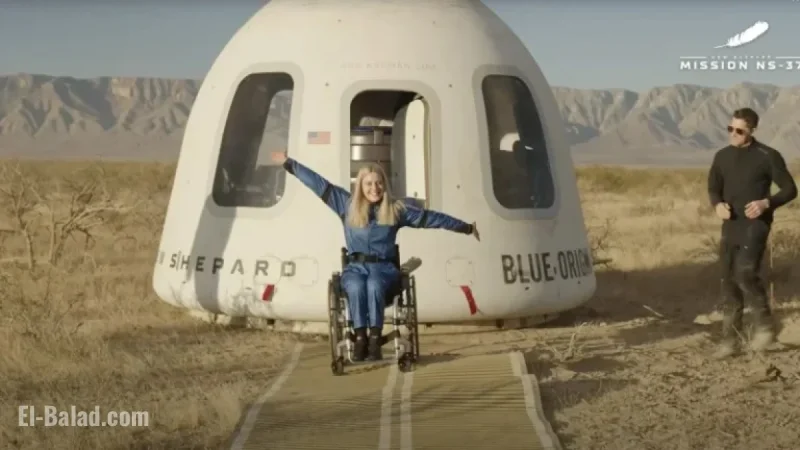 First Wheelchair User Travels to Space Aboard Blue Origin