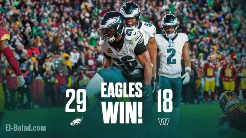 Eagles Triumph Over Commanders 29-18: Game Recap