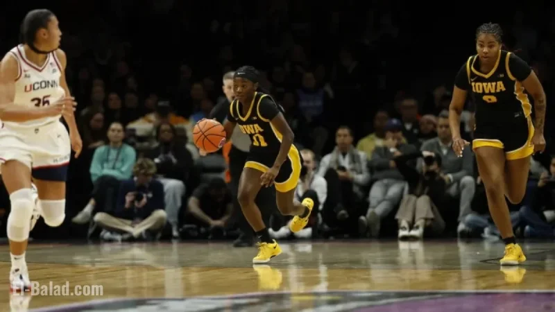 Hawkeyes Defeated by Top-Ranked UConn in Iowa Athletics Showdown