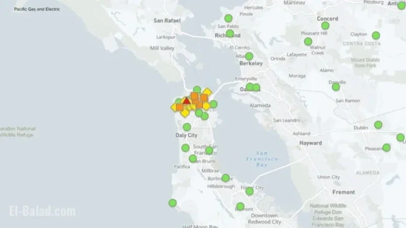 Power Outage Hits 40,000 PG&E Customers in San Francisco Area