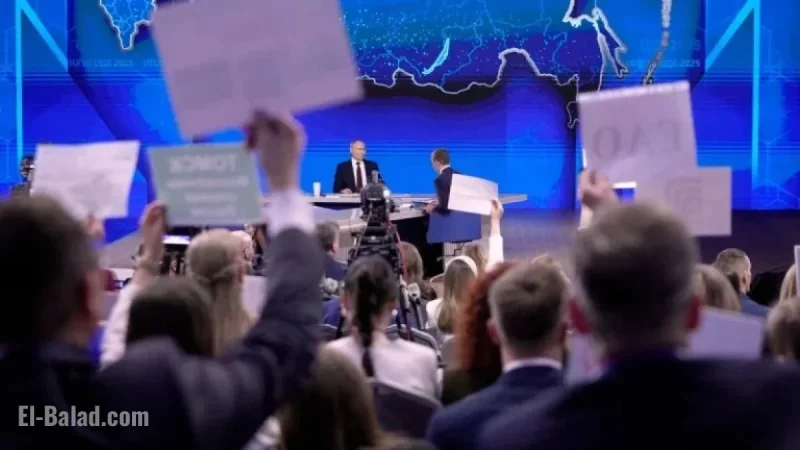 Putin Reflects with Frustration at Year-End Press Conference