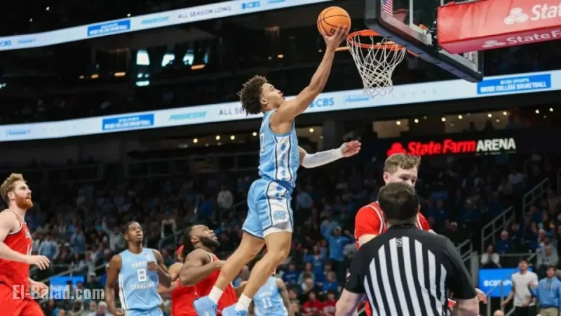 Tar Heels Edge Ohio State 71-70 in Thrilling Rally
