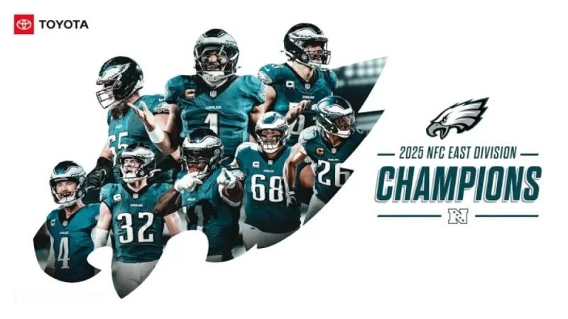 Eagles Secure Consecutive NFC East Championship Victory