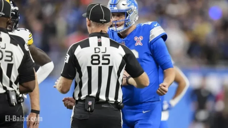 Jared Goff Urges Lions to Avoid Blaming Refs for Losses
