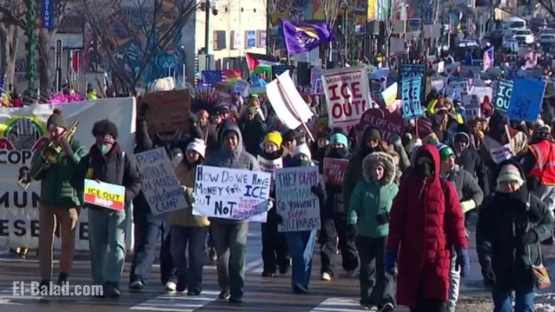Thousands Rally on Minneapolis’ Lake Street Demanding ICE Abolishment
