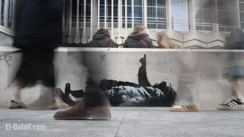 Banksy Reveals New Artwork in London