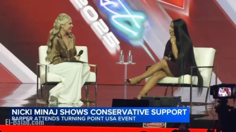 Nicki Minaj Shocks Republicans by Endorsing Trump and Vance at Event