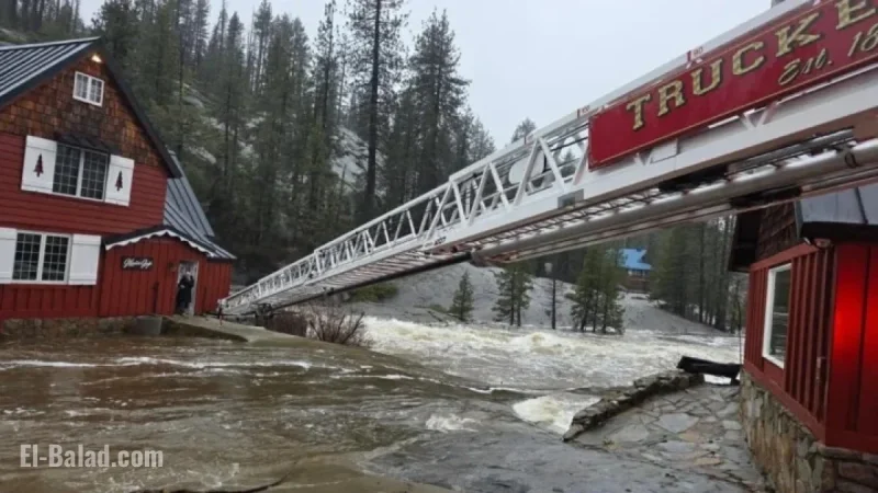 Redding Floods Kill 1; 9 Rescued from Swollen River at Cisco Grove