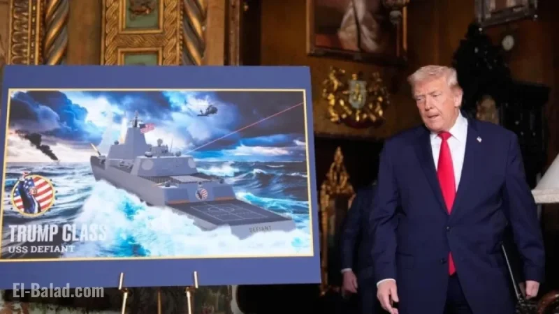 Trump Unveils New “Trump Class” Navy Battleships