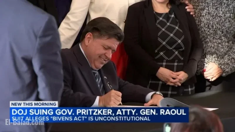 DOJ Sues Illinois Officials Over Law Shielding Immigrants in Public Spaces