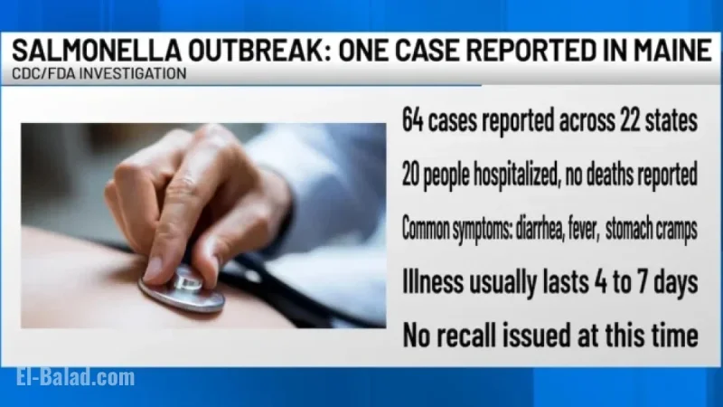 Salmonella Outbreak Affects Multiple States, Including Maine
