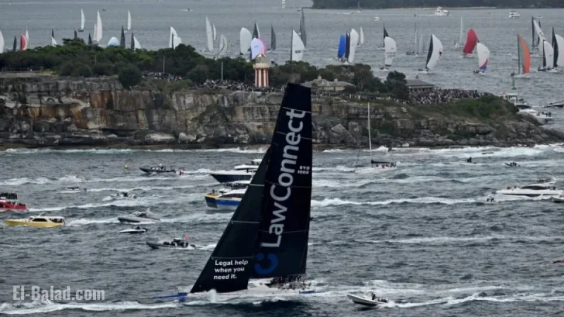LawConnect Excels Early in Sydney Hobart Race, Surpassing Owner’s Expectations